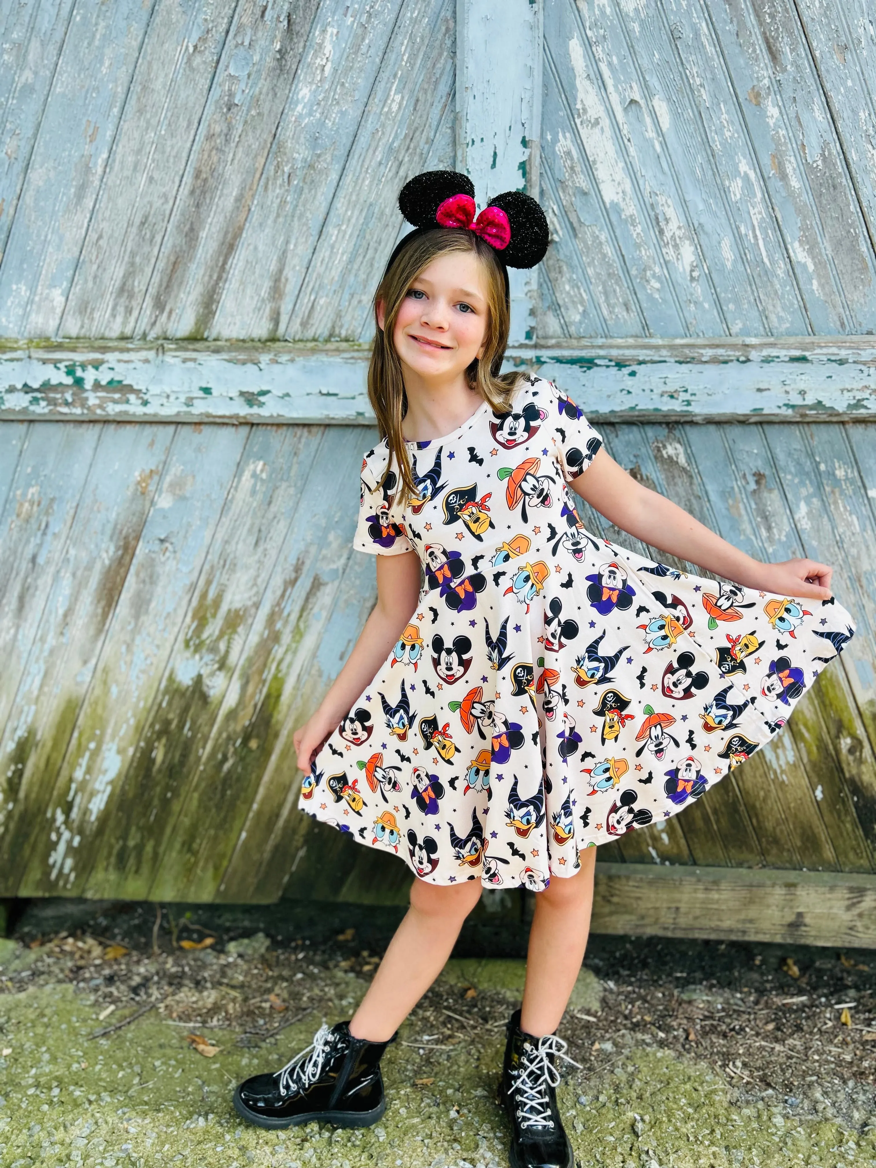 Halloween Disney twirl dress