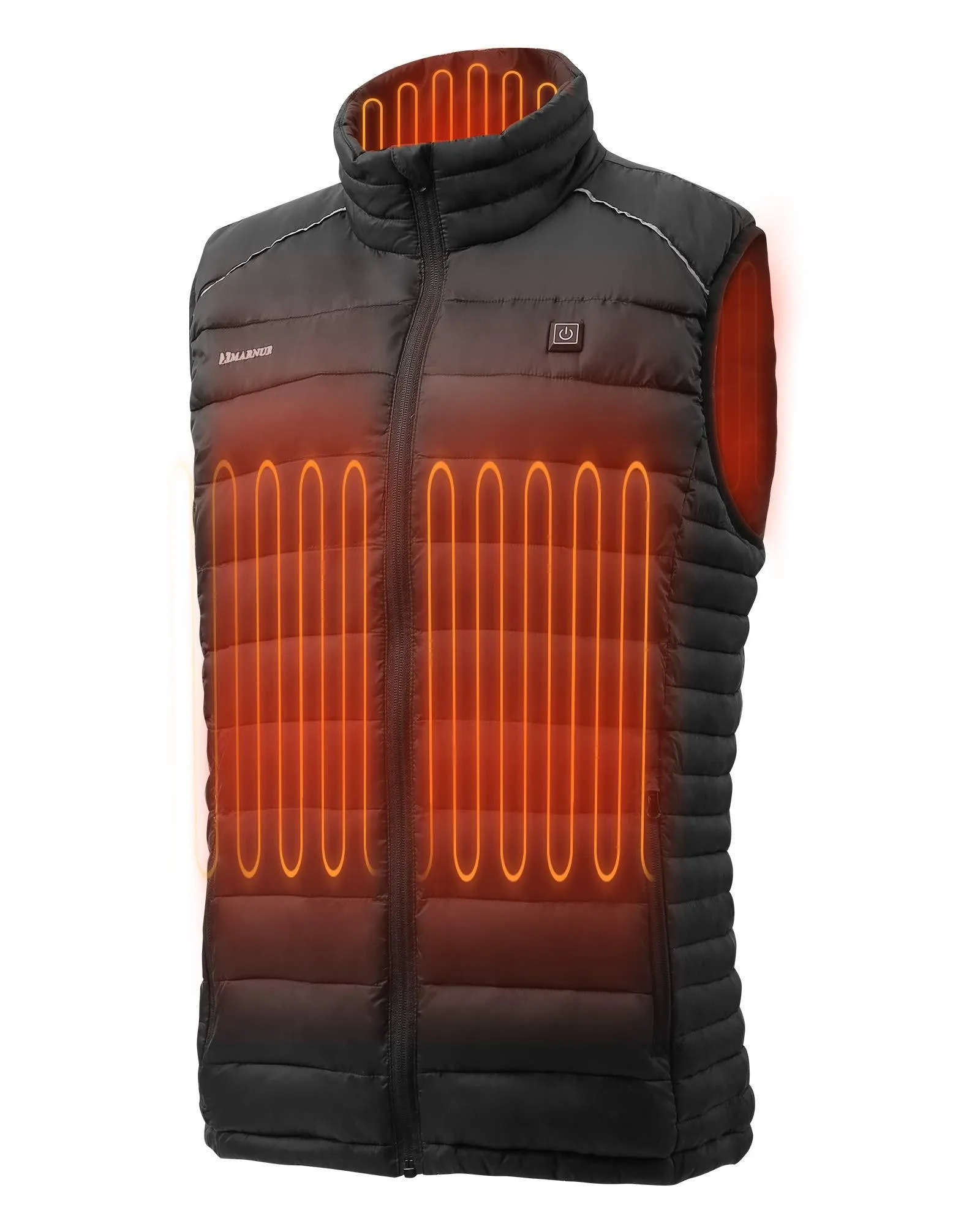 Heated Vest, Lightweight Outdoor Clothing with Battery Pack, 4 Large Heating Panels