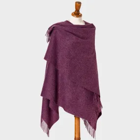 Heather Purple Wearable Blanket Wrap