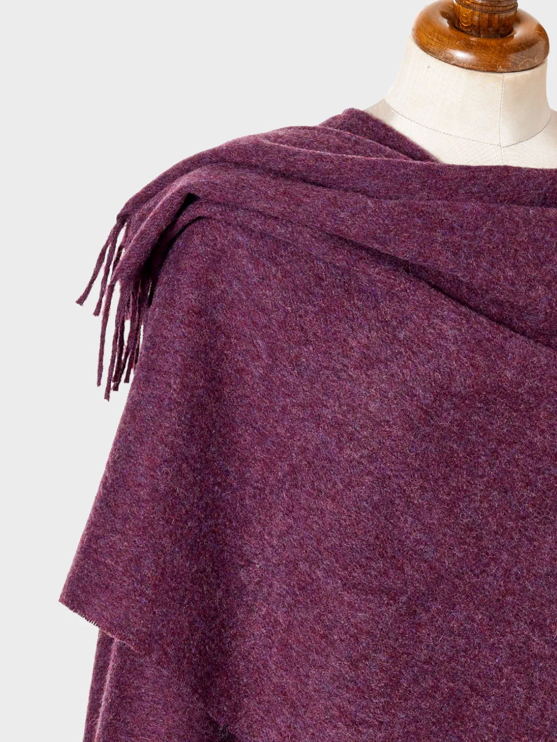 Heather Purple Wearable Blanket Wrap