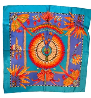 Hermes Scarf (Blue)