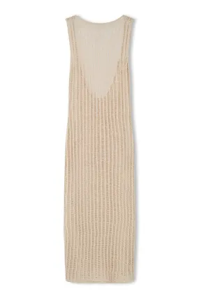 Husk Cotton Crochet Pullover Dress