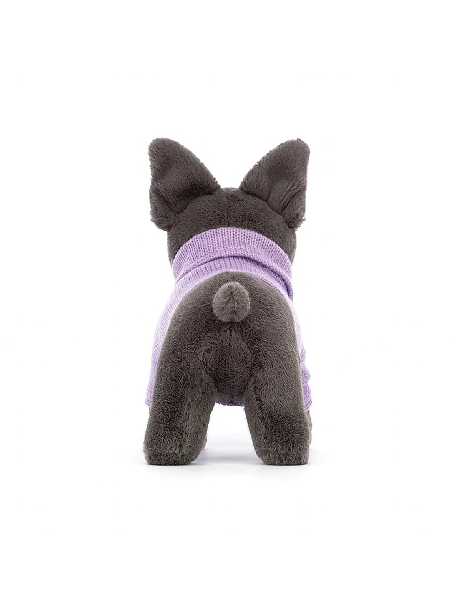 Jellycat French Bulldog Purple Sweater