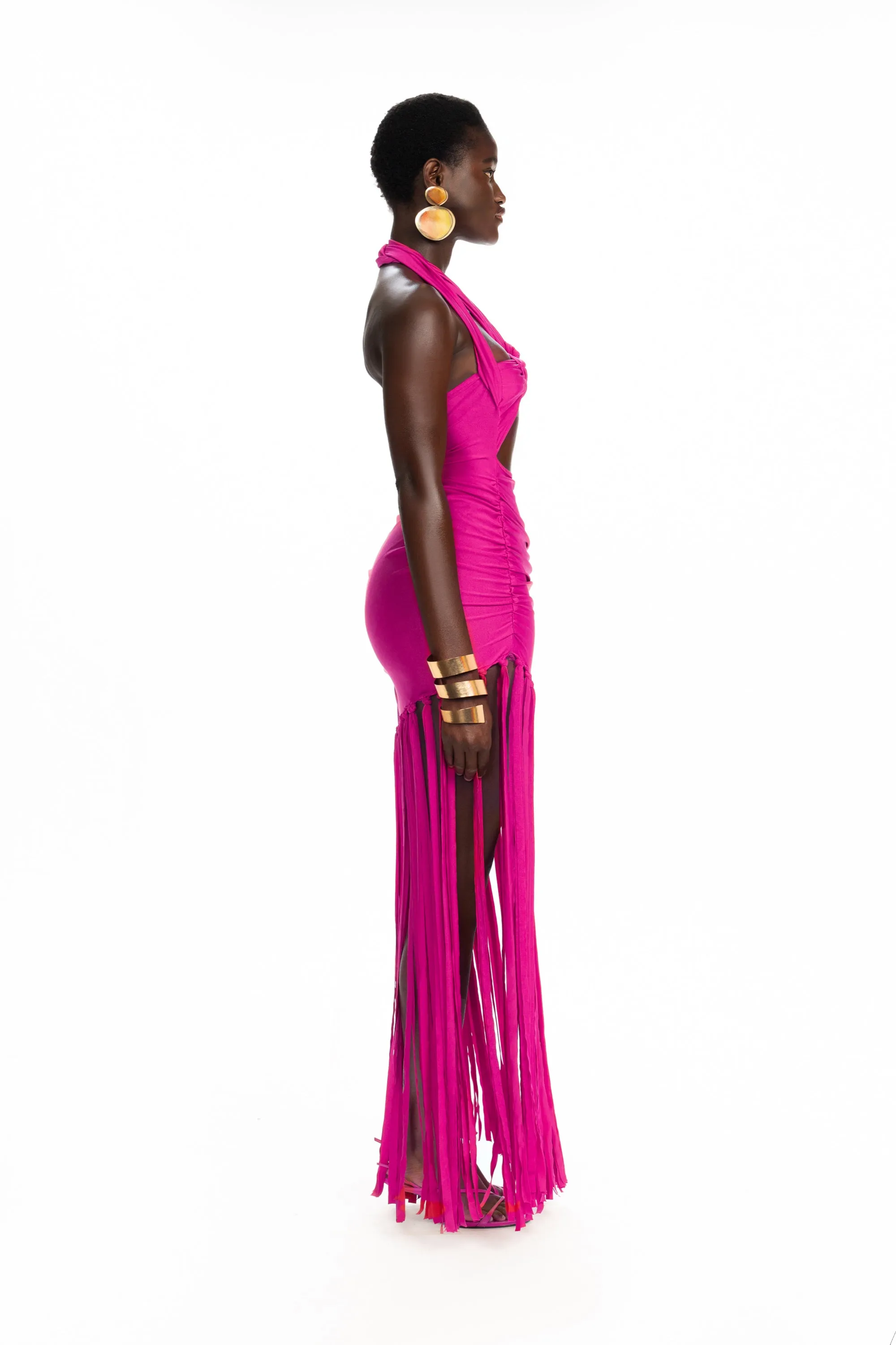 Kesh Tassel Maxi - Dragonfruit Cooler