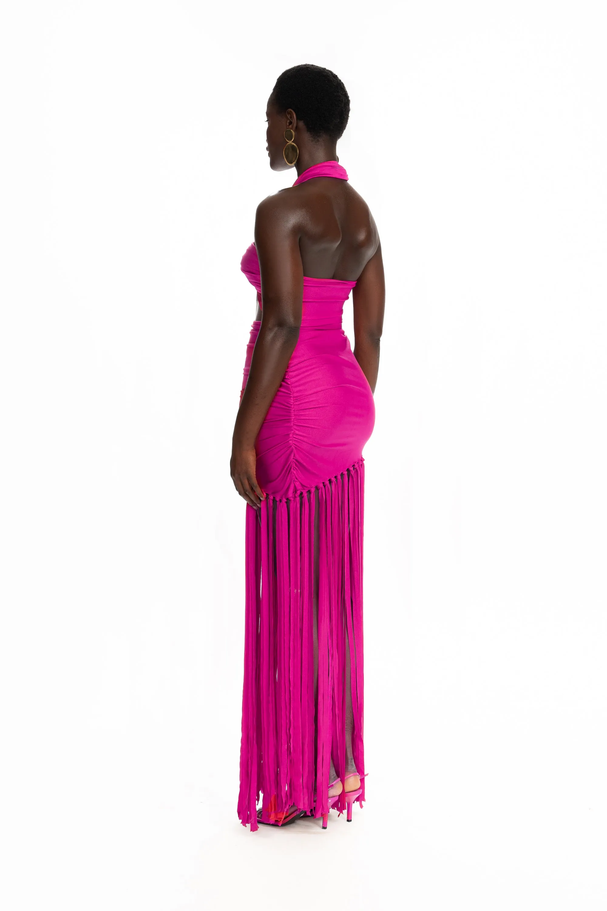 Kesh Tassel Maxi - Dragonfruit Cooler