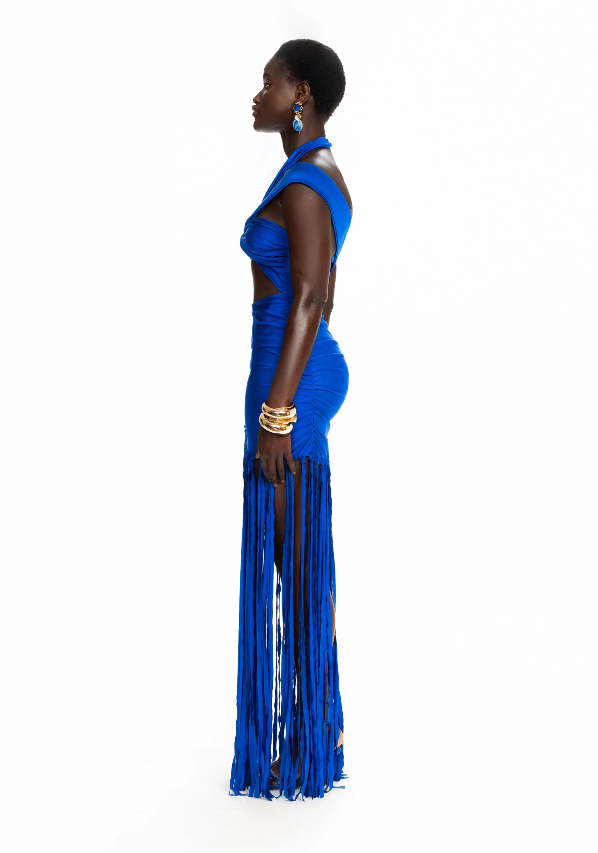 Kesh Tassel Maxi - Sapphire