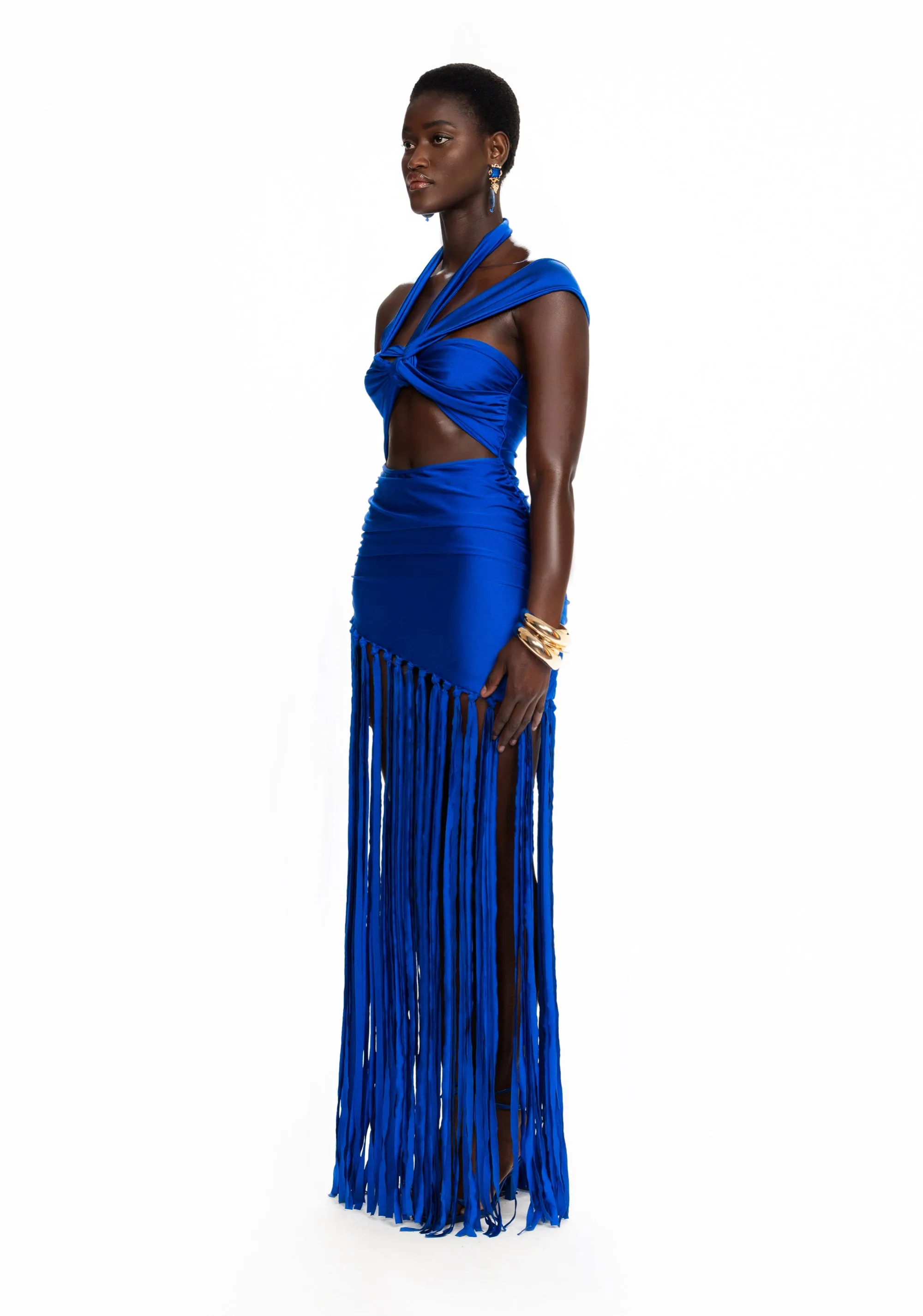 Kesh Tassel Maxi - Sapphire