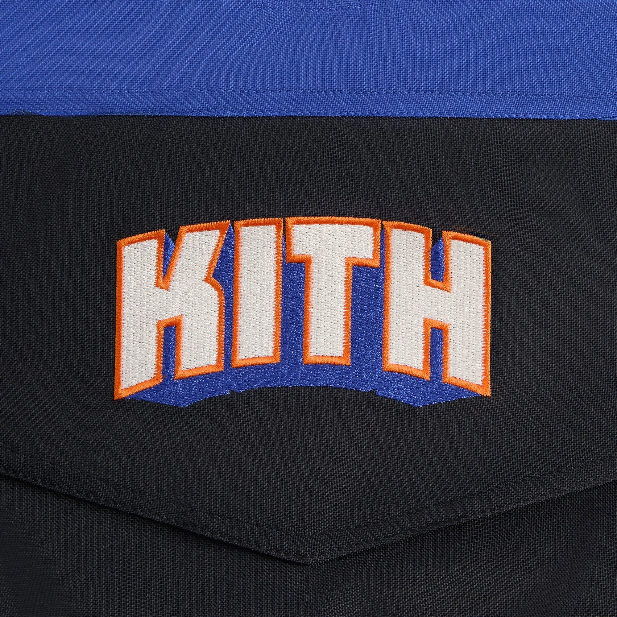 Kith for the New York Knicks Wings Quarter Zip Anorak - Black