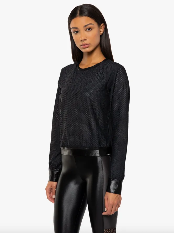 Koral - Sofia Pullover in Black