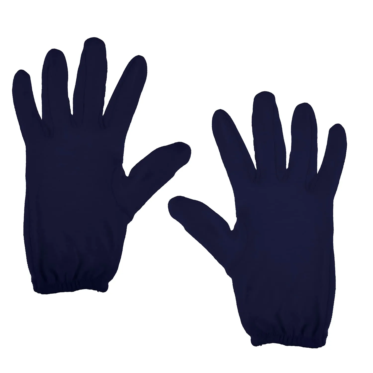 Kuber Industries Gloves | Cotton Summer Gloves | Protection From Sun Burns | Dust | Pollution | Gloves For Women | Gloves For Men | 2 Pair | Pack of 2 | Blue