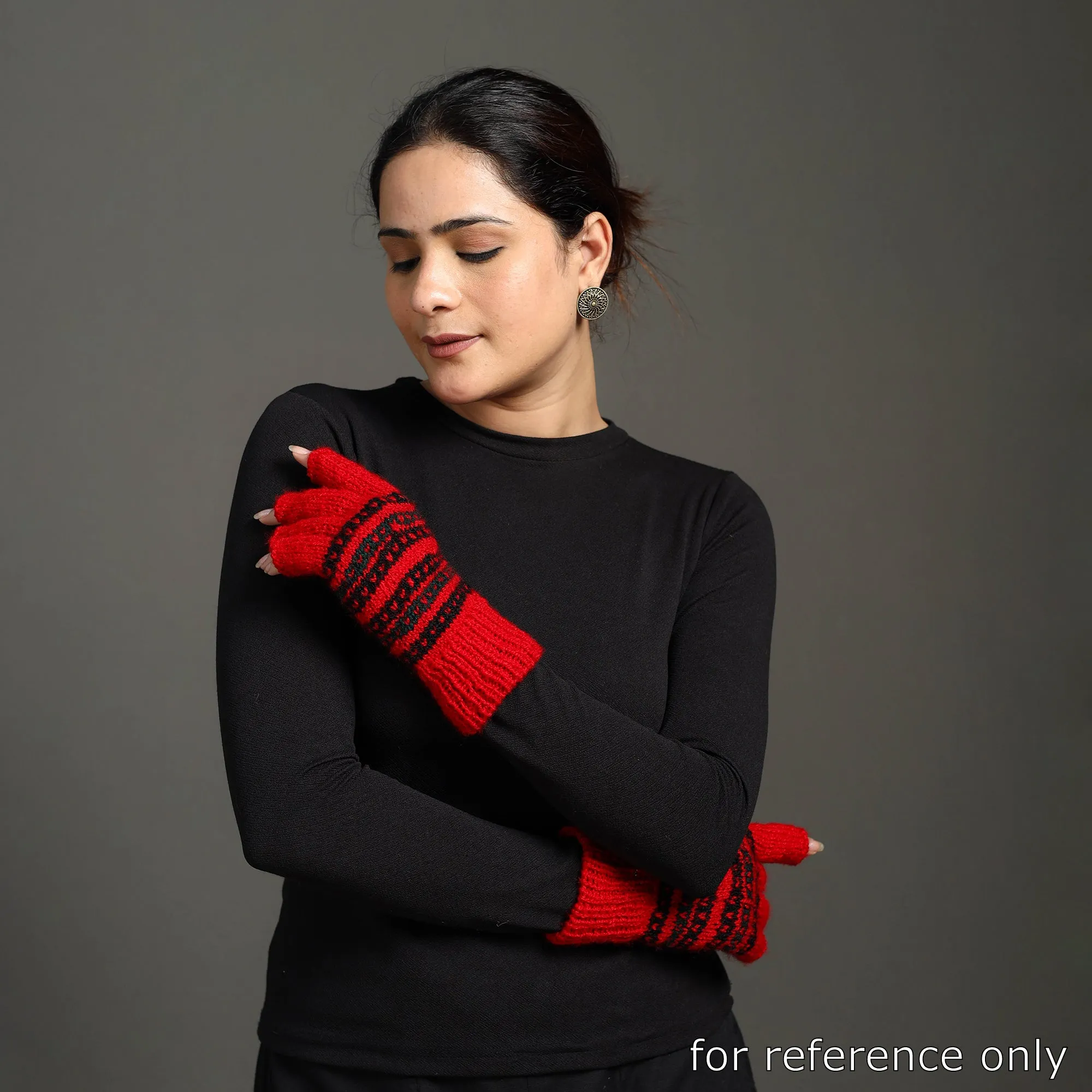 Kumaun Hand Knitted Woolen Gloves (Adult) 15