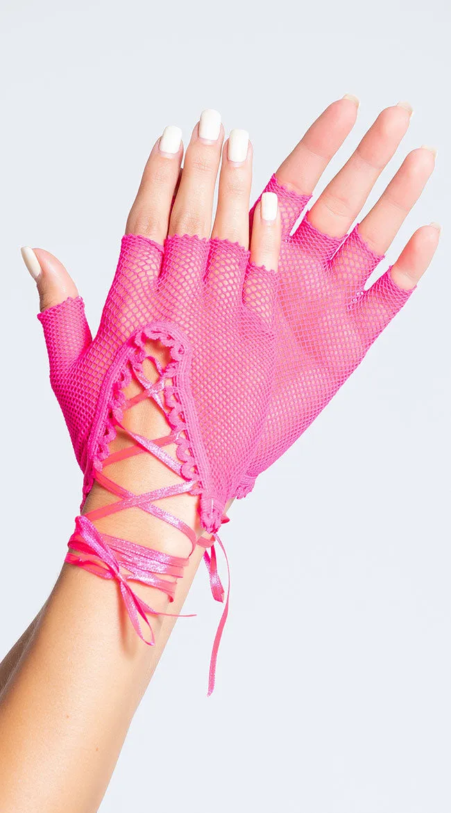 Lace Up Gloves