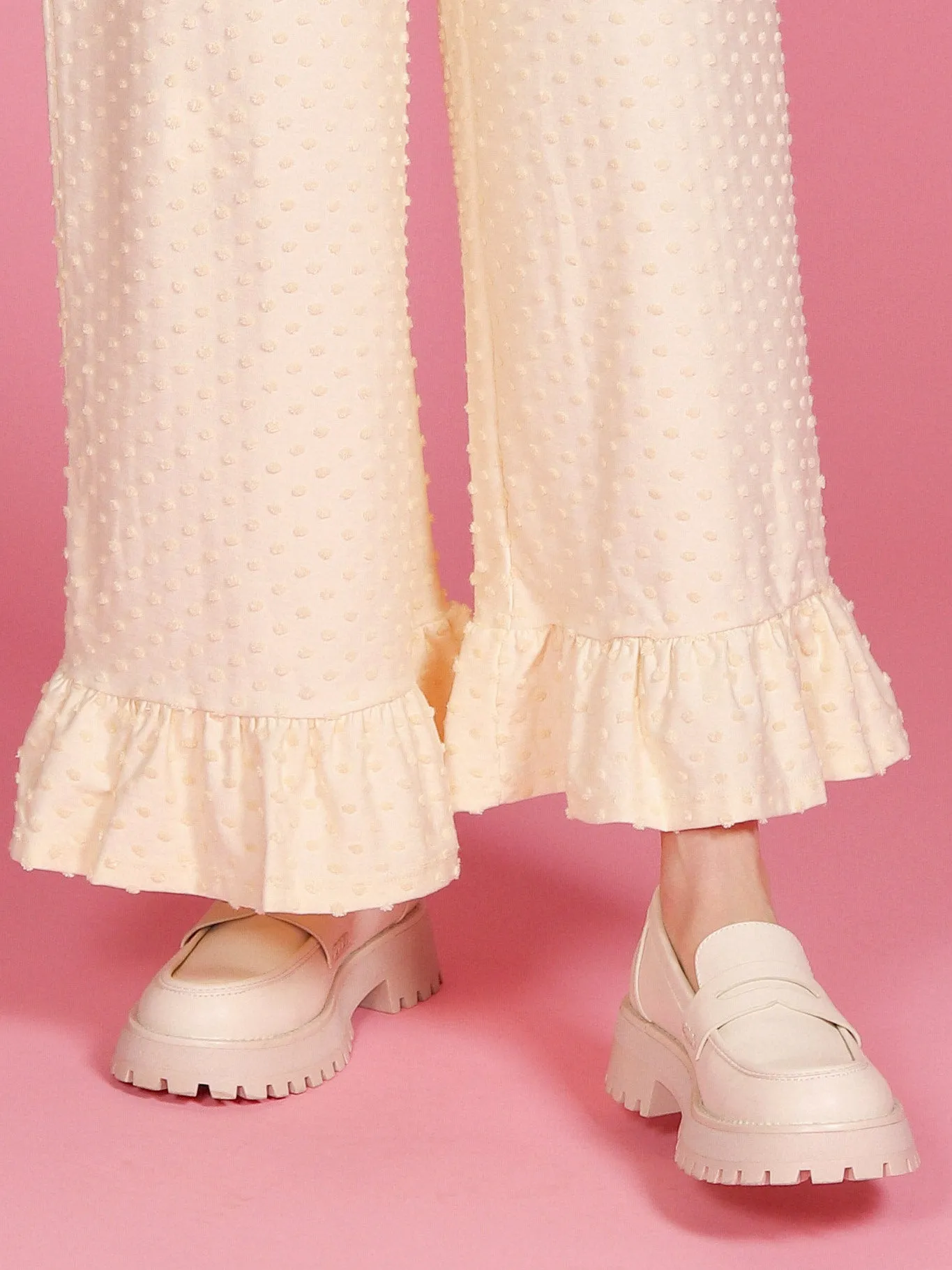 Lana Pants Creme Dot