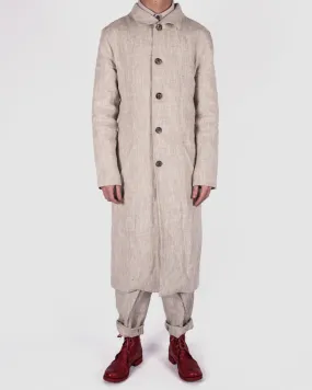 Larus long coat nature linen