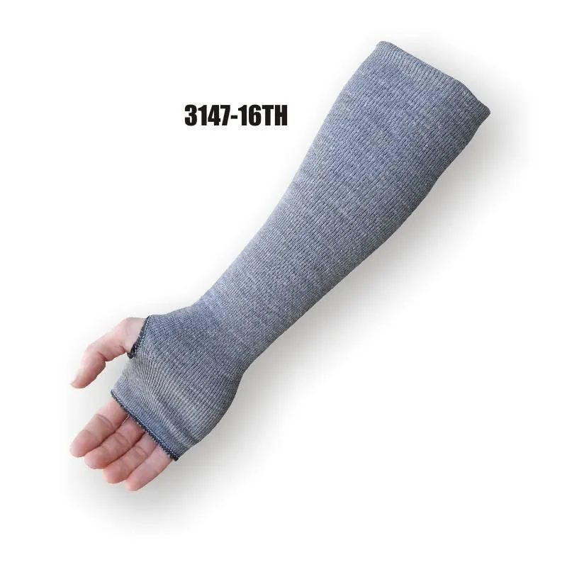 Majestic 3147-16TH 16" 2- Ply Cut Resistant Sleeves Dyneema, with Thumb Hole(Two Dozen)