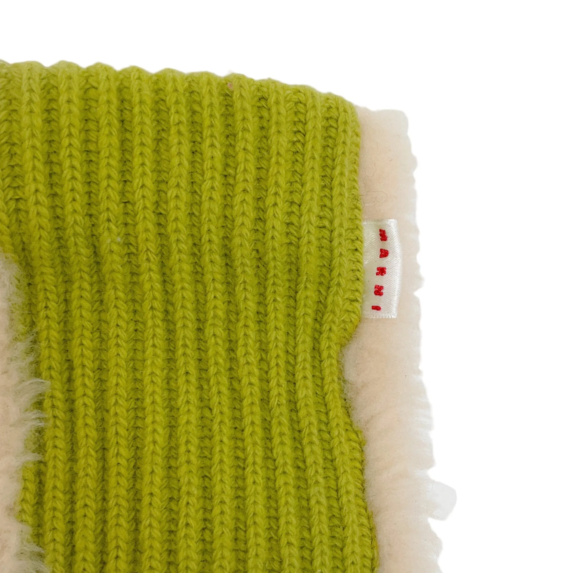 Marni Natural Shearling Gloves