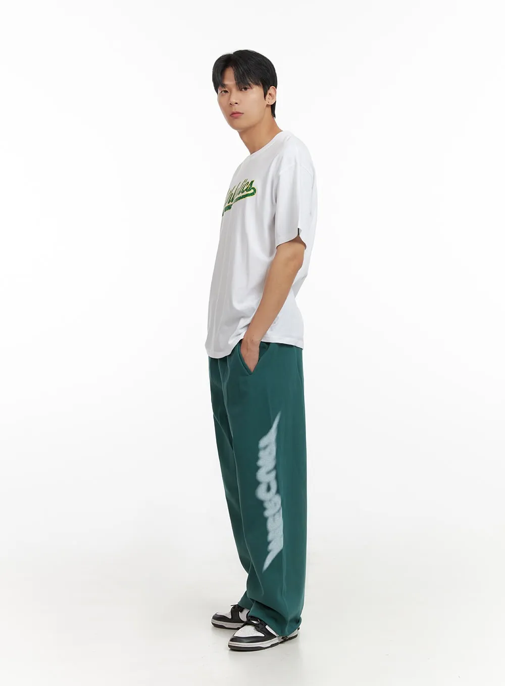 Men's Graphic Sweatpants IL404