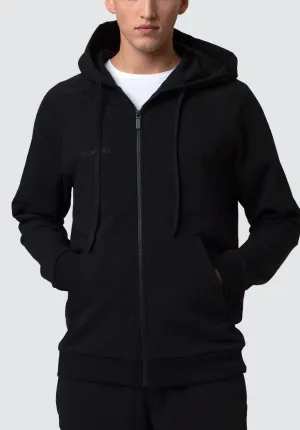 Men's Zipped Hoodie Memore | Black