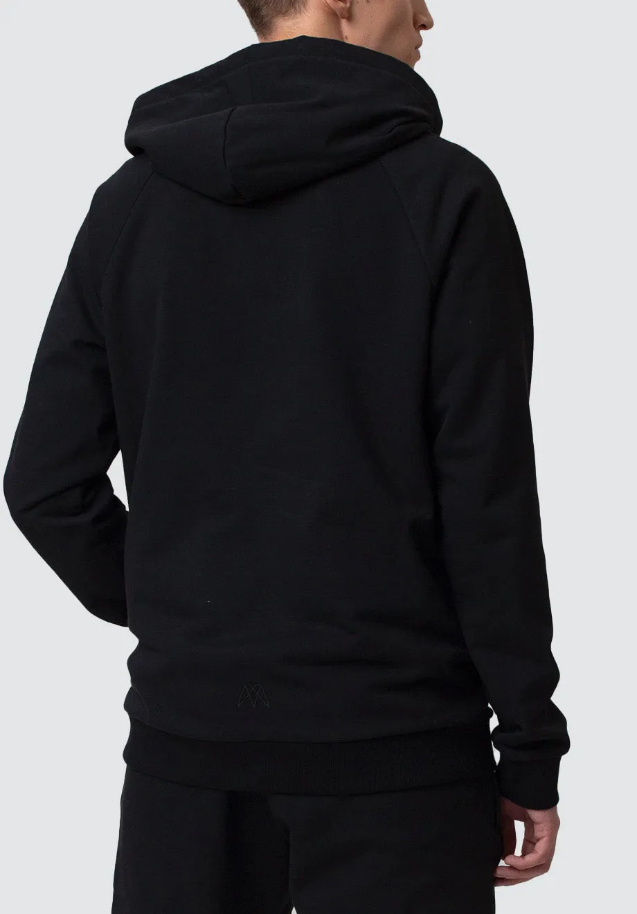 Men's Zipped Hoodie Memore | Black