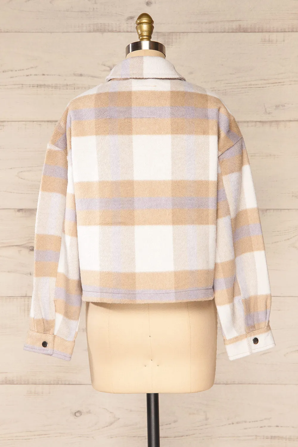 Micheil | Cropped Plaid Jacket