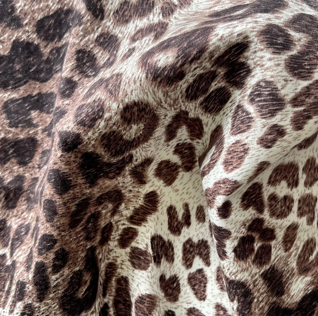 Mid-Weight Growl-tastic Cheetah Stretch Cotton Sateen