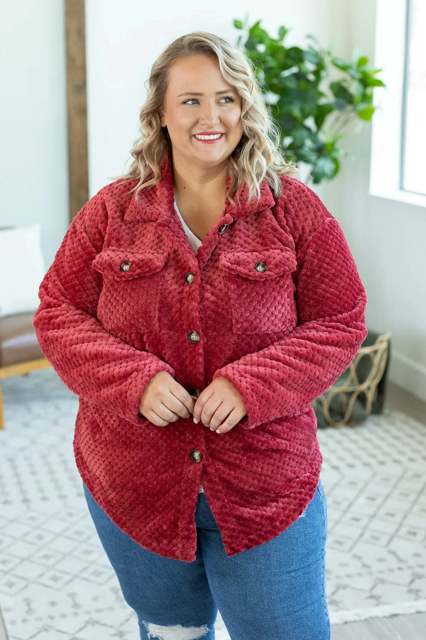 Mulberry The Coziest  Fleece Shacket