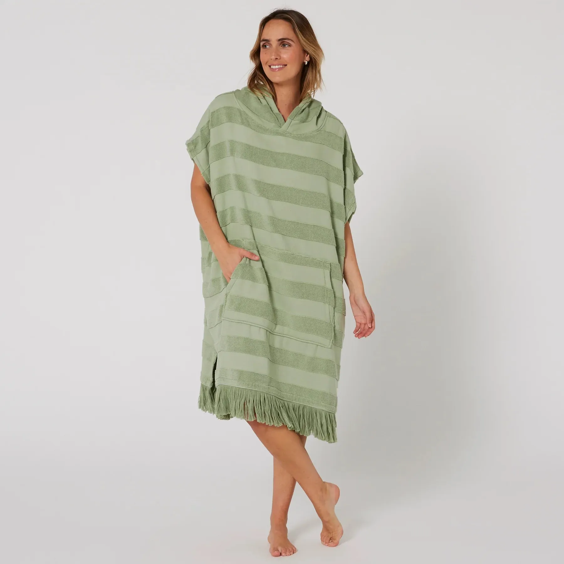 Ocean & Earth Ladies Layz Hooded Poncho