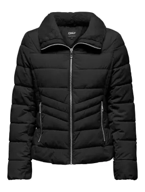 Onlhelen Short Puffer Jacket Otw - Zwart