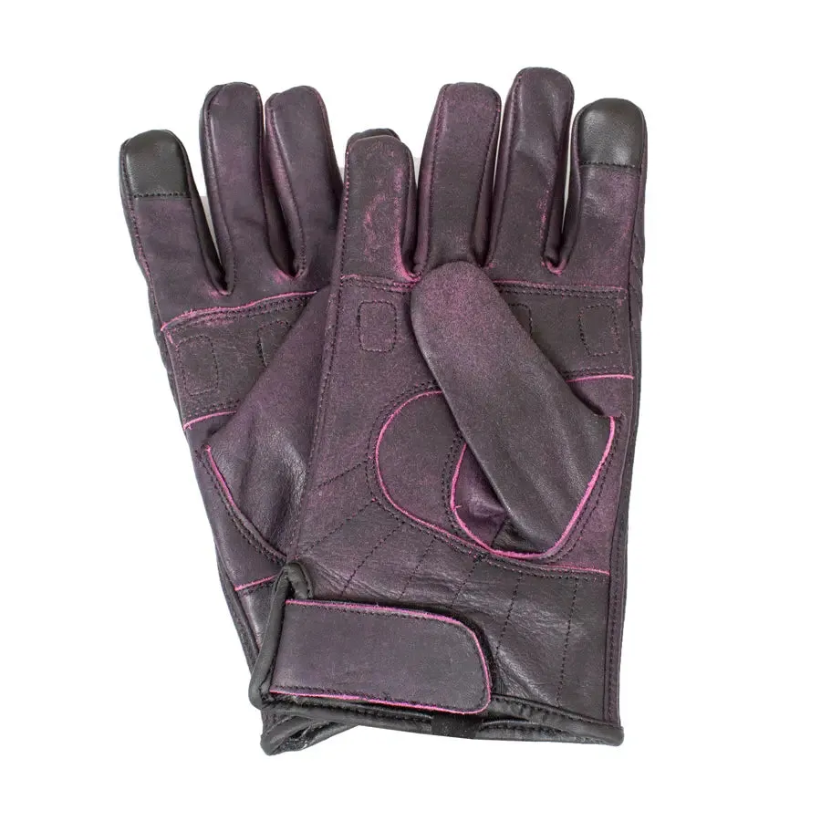 Open Road Women's Kevlar Knuckle Motorcycle Gloves