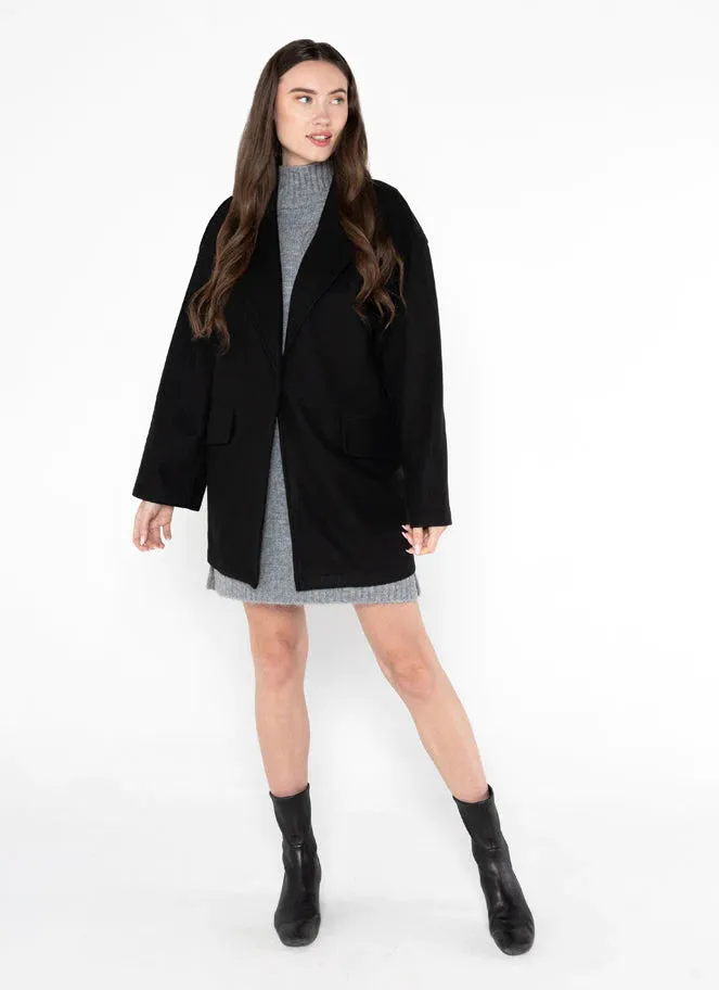 Oversized Single Button Coat