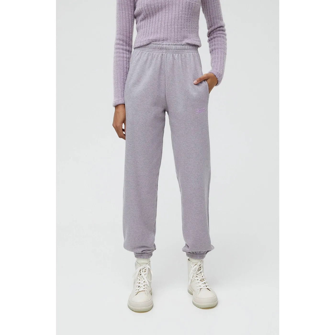 PB Embroidered STWD Lilac sweatpants