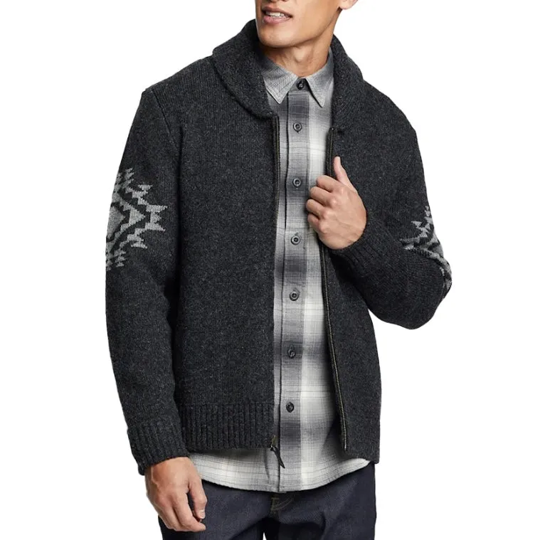 Pendleton Men's Chief Joseph Shetland Zip Cardigan