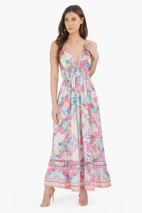 Pink Carnation Maxi Dress