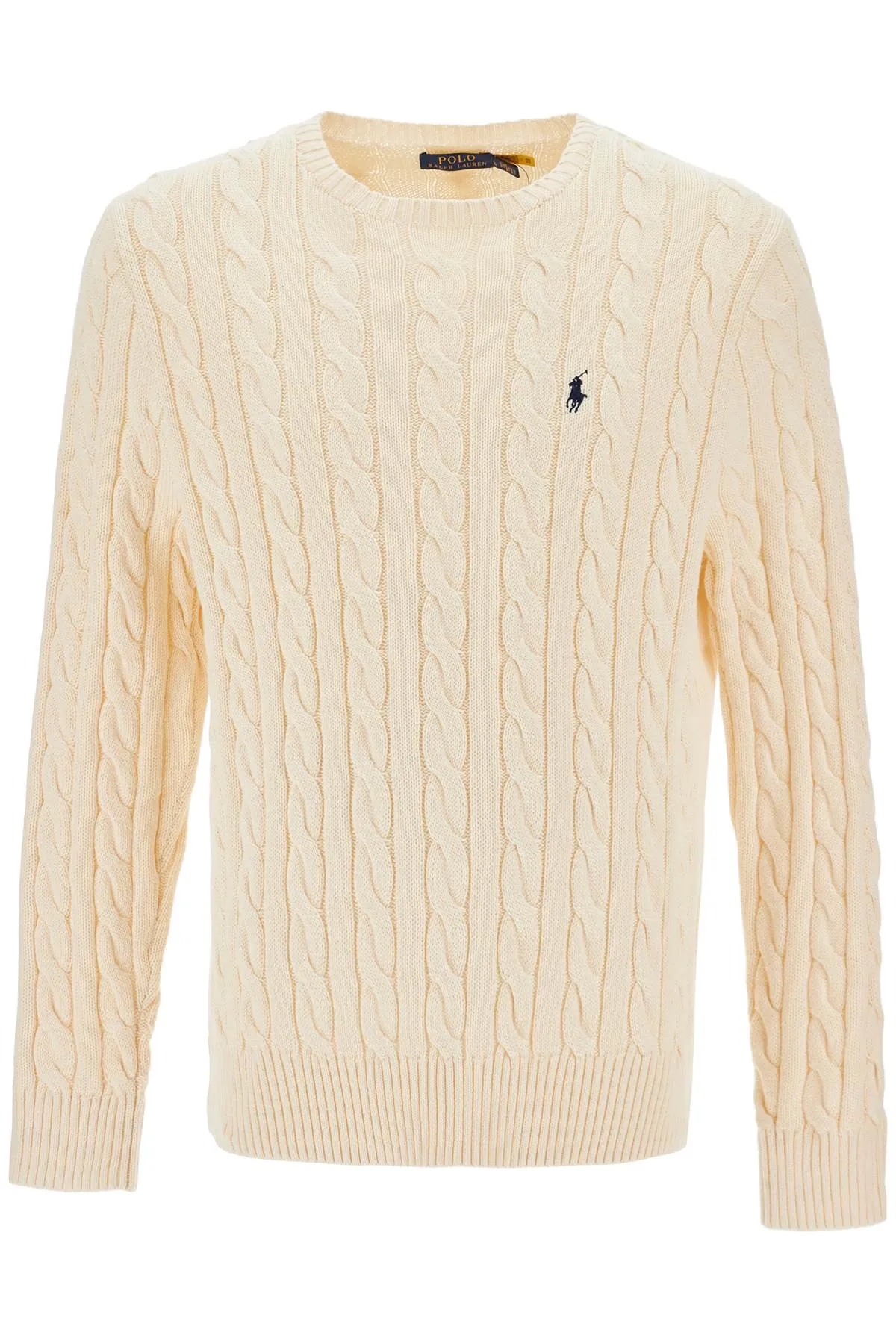 POLO RALPH LAUREN cotton cable knit pullover sweater