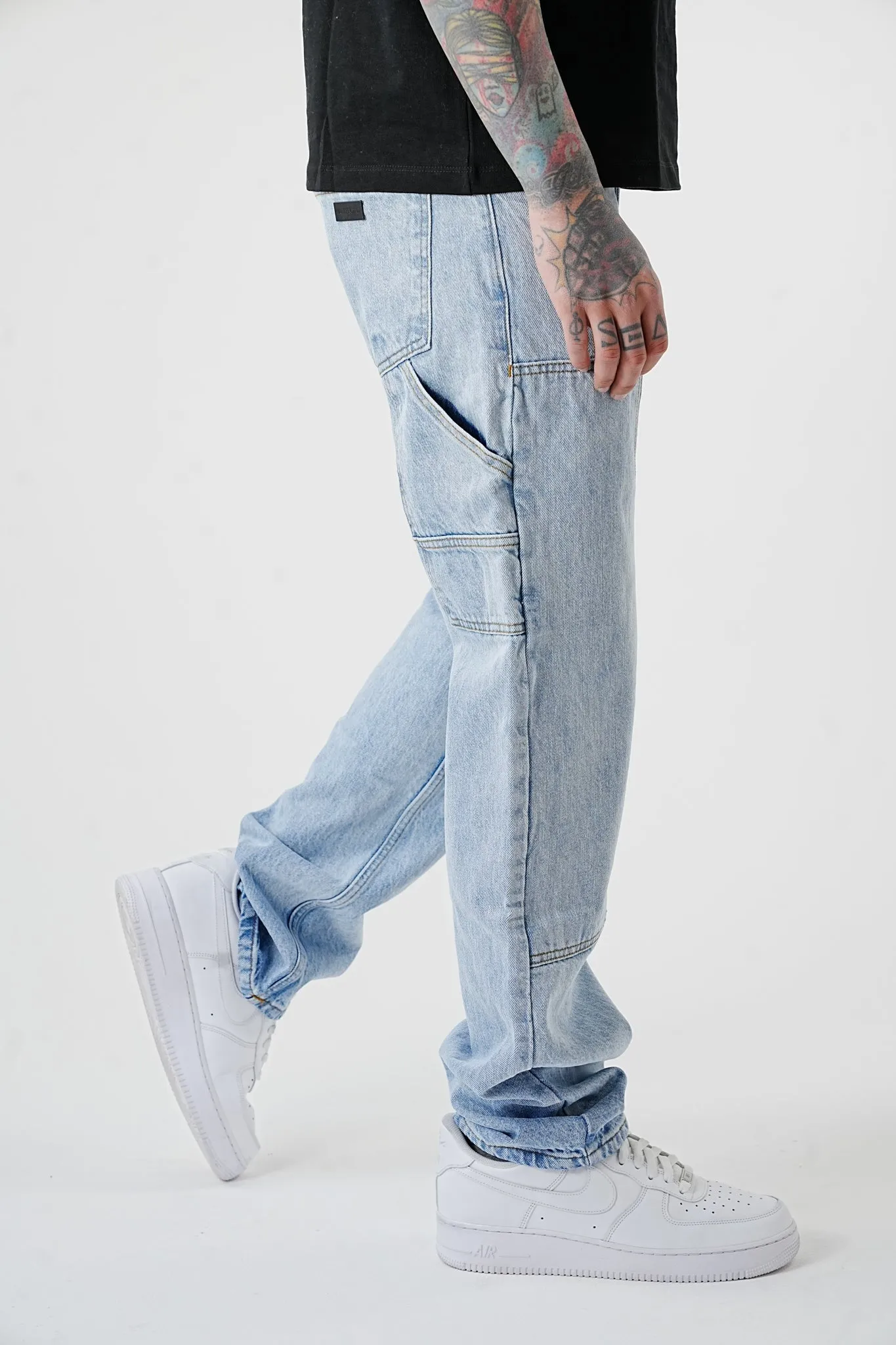 Premium Carpenter Light Blue Jeans