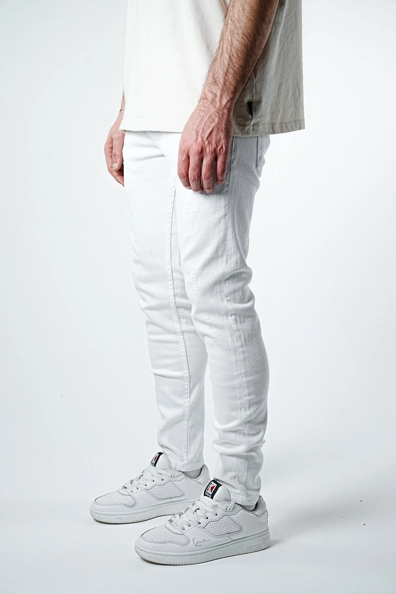 Premium White Slim Fit Jeans