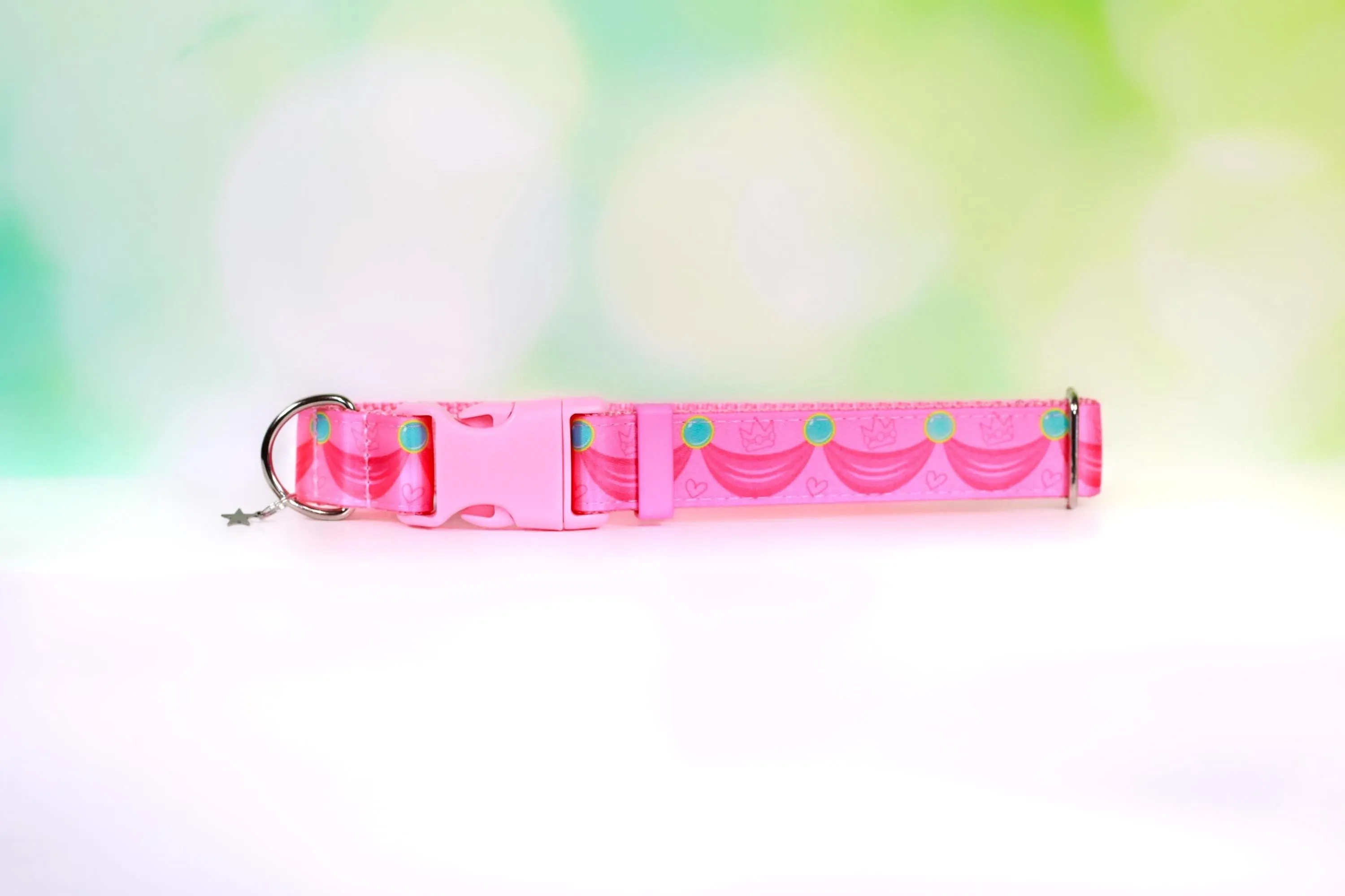 Princess Peach Dress Dog collar, Mario Peach Cat collar, Peach Dog collar, Anime dog collar, Super Mario collar