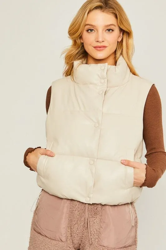 PU Padded Vest