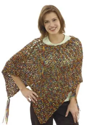 Ribbon Poncho Pattern (Crochet)