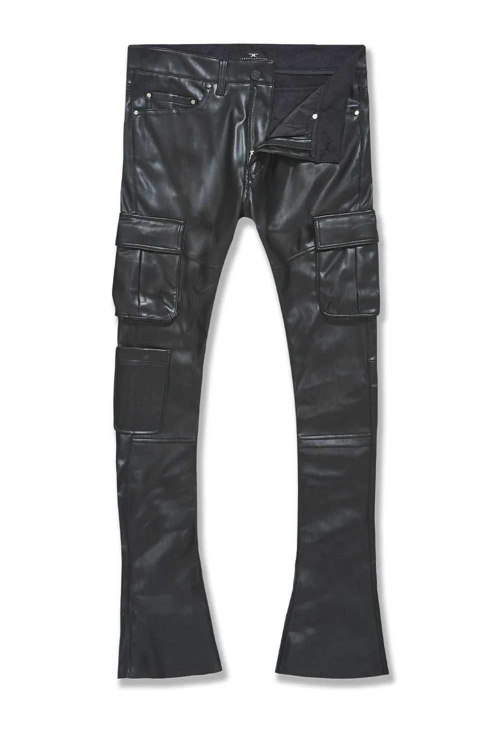 Ross Stacked - Billie Jean Cargo Pants (Black)