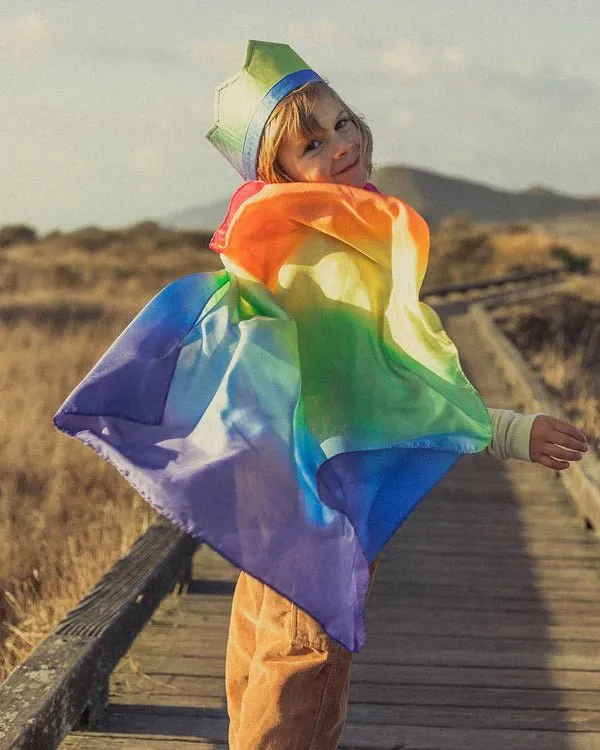 Sarah's Silks Rainbow Cape