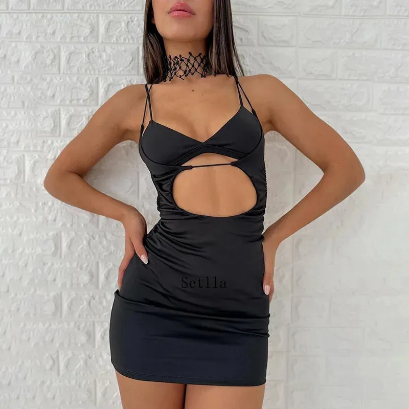 Sexy Cut Out Bandage Mini Dress