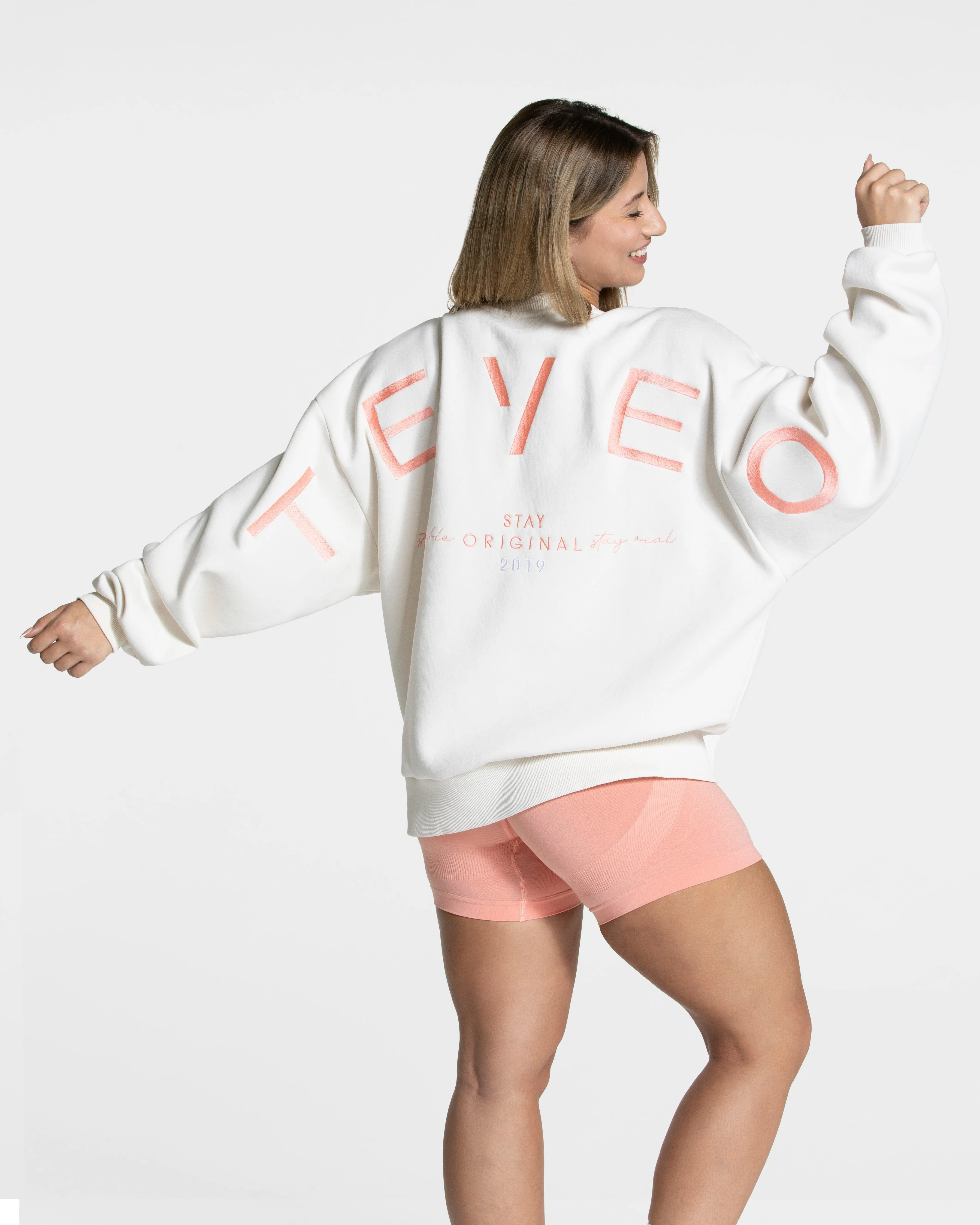 Signature Oversized Sweater "Peach"