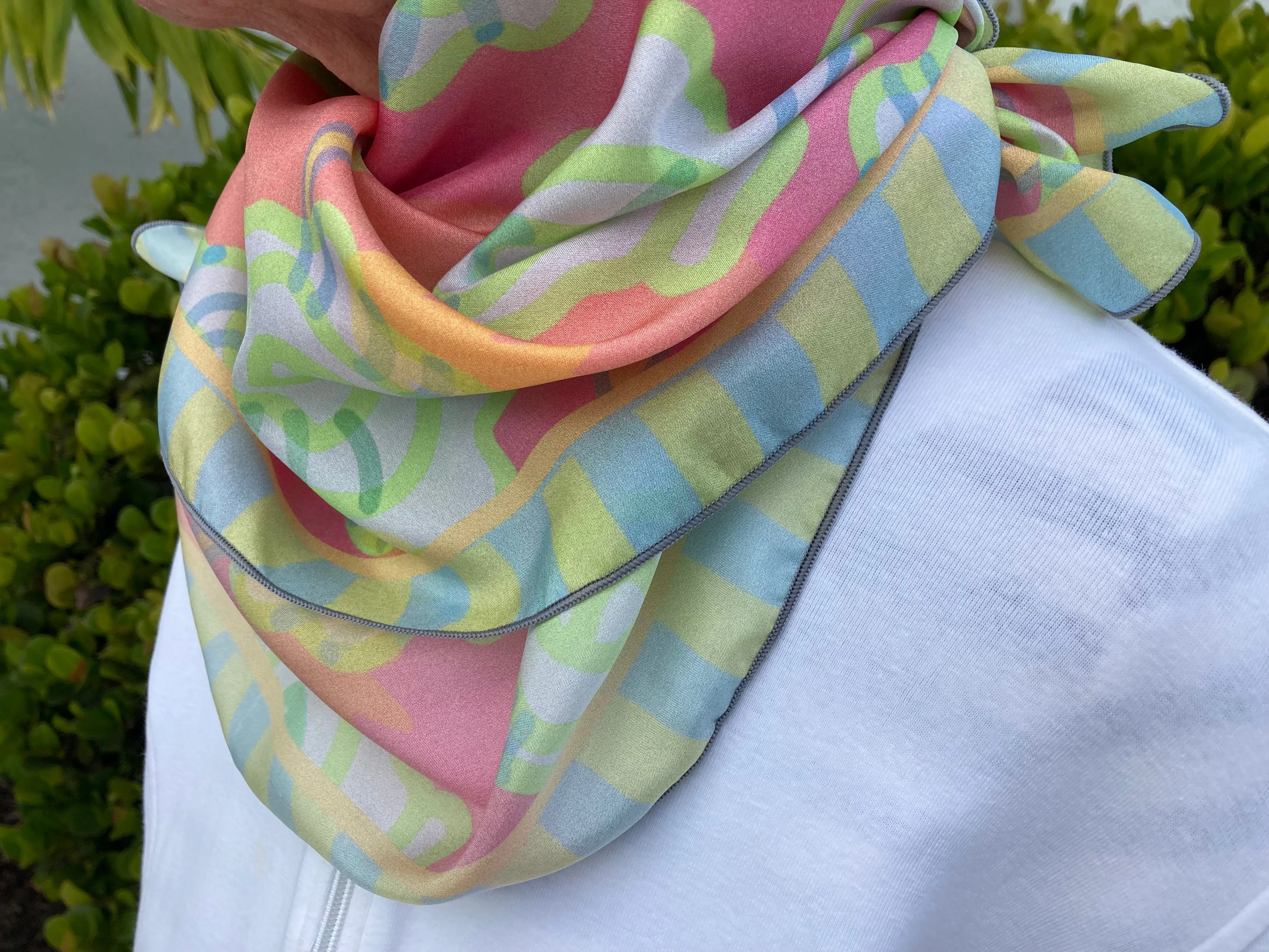 Silk Scarf, "Porch"