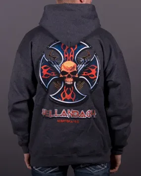 Skull & Pipes Hooded Pullover