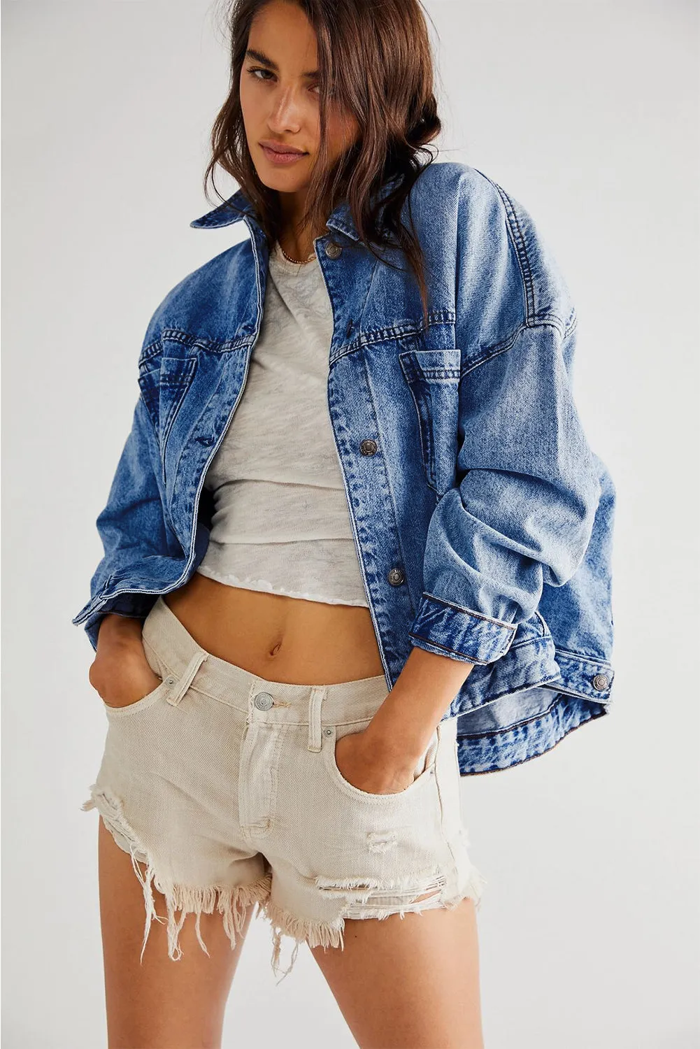 Slouchy Denim Oversize Jacket