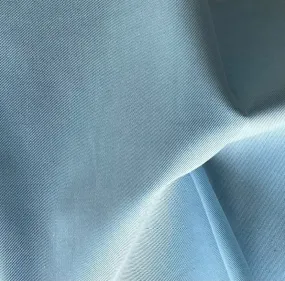 Solbiati  Peacock Blue Cross-Woven Cotton Twill Shirting (Made in Italy)