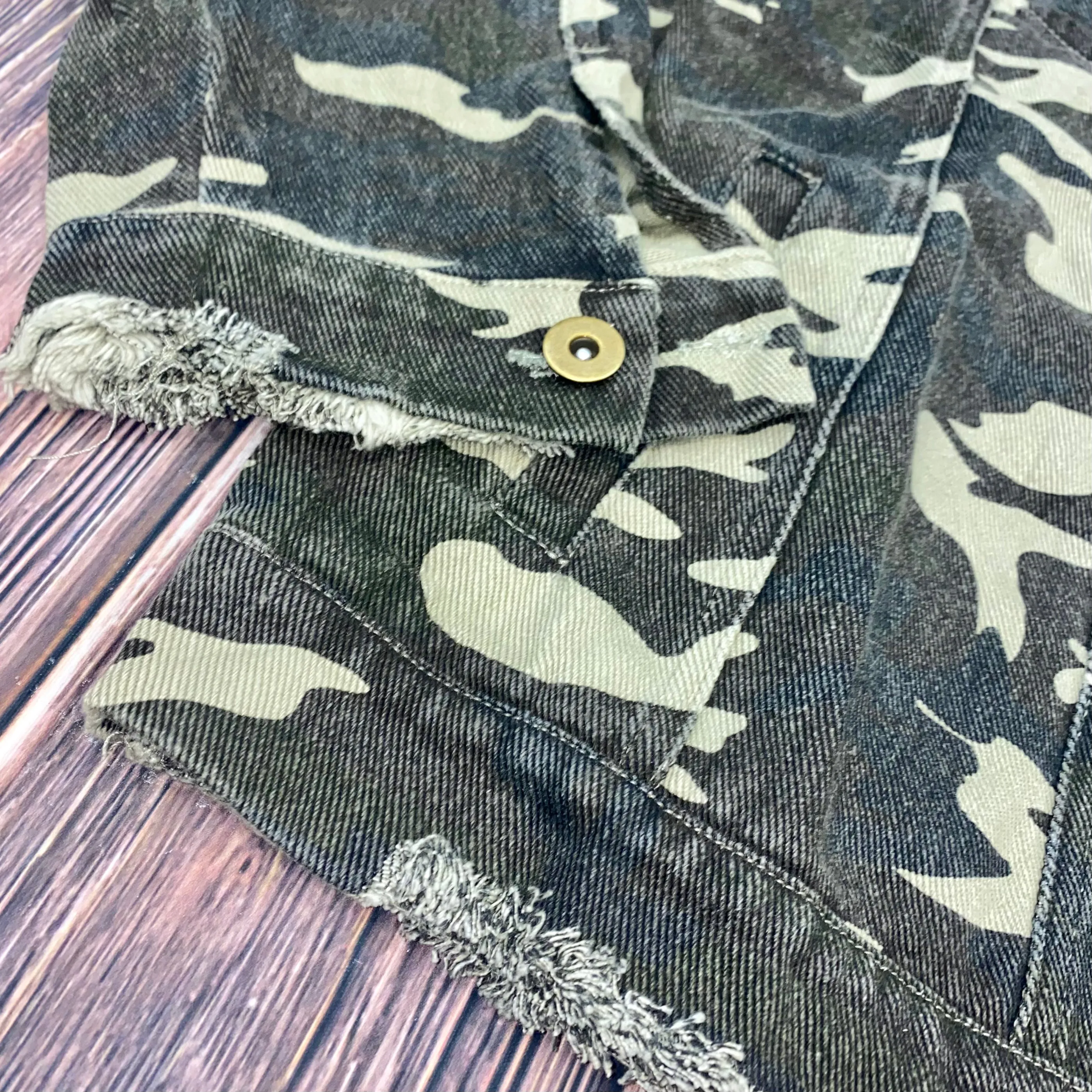 Southern Grace Right on Target Camo Jacket