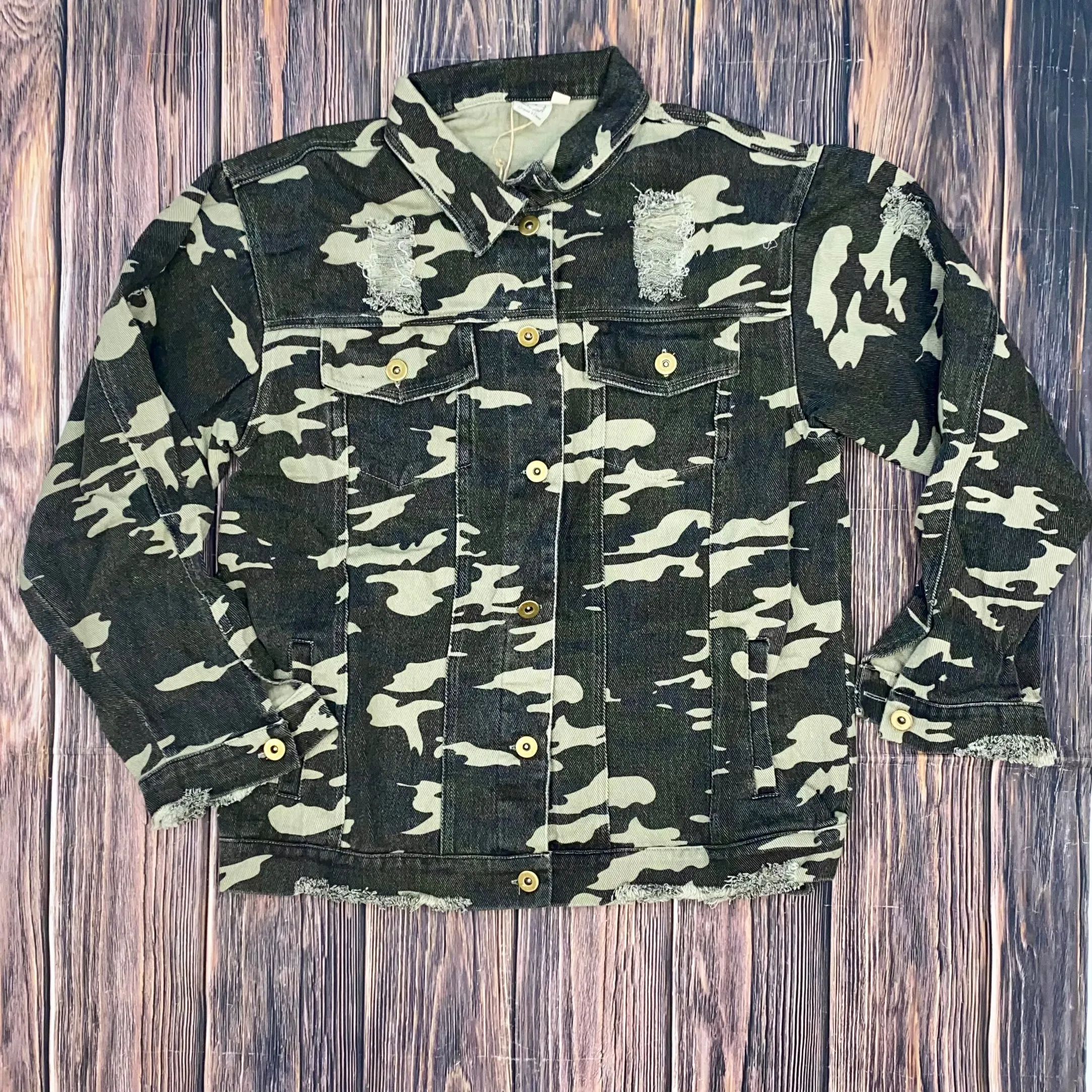 Southern Grace Right on Target Camo Jacket