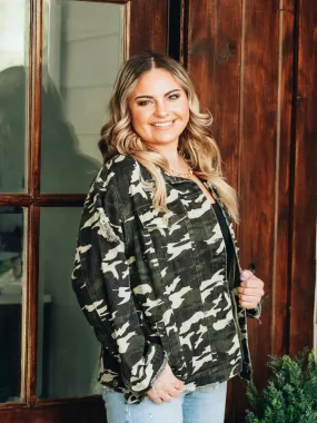 Southern Grace Right on Target Camo Jacket